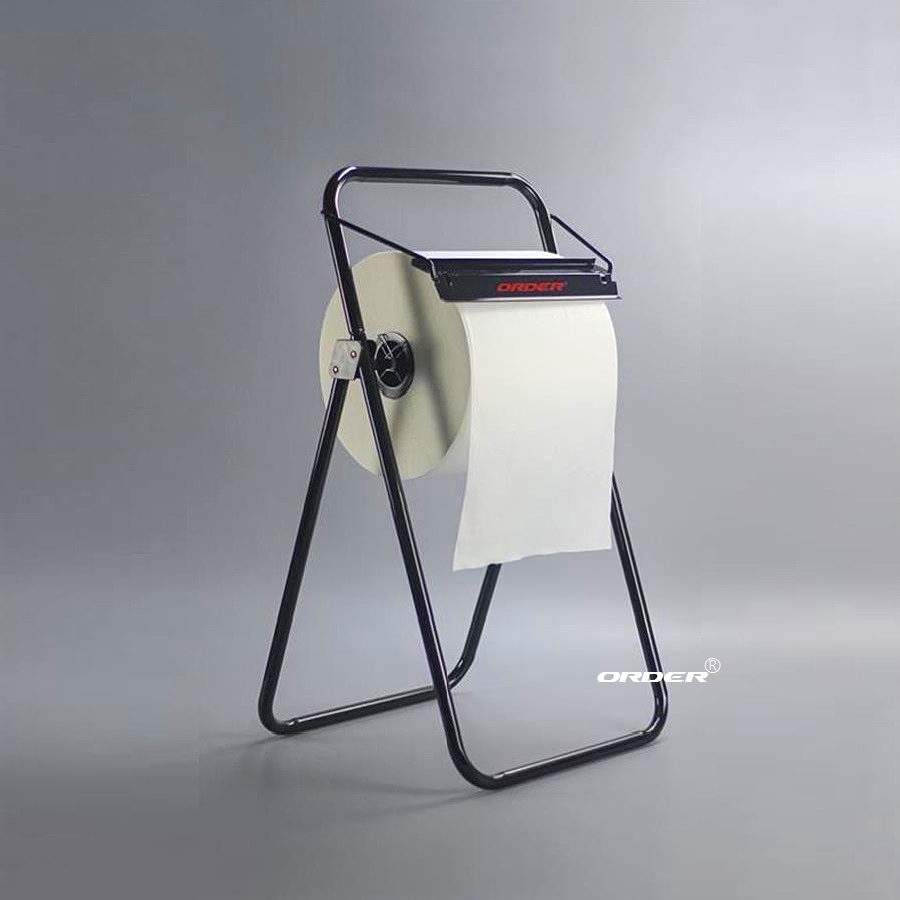 落地移動式拆卸組合式工業擦拭卷紙烤漆大卷裝擦拭紙架