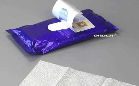 歐德ORDER ® 可重複密封的耐溶劑包裝預加濕熔噴PP預濕擦拭布