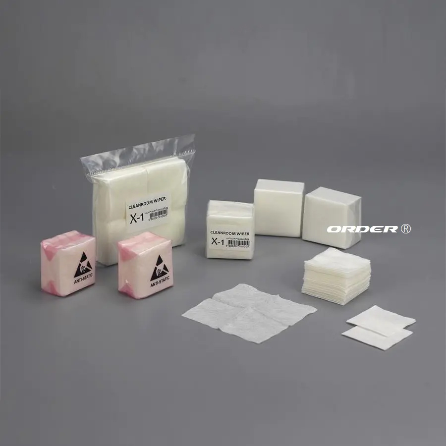 蘇州歐德ORDER ® 10cmx10cm超微小尺寸電子精密零部件擦拭網紋無塵擦拭紙