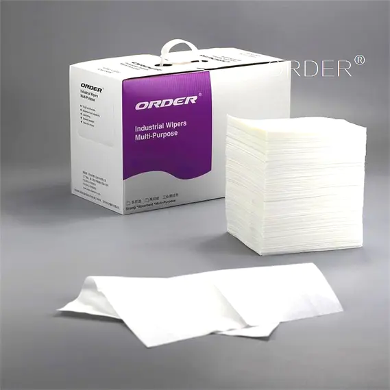 歐德ORDER ® MX-70W白色折疊式盒裝工業擦拭布