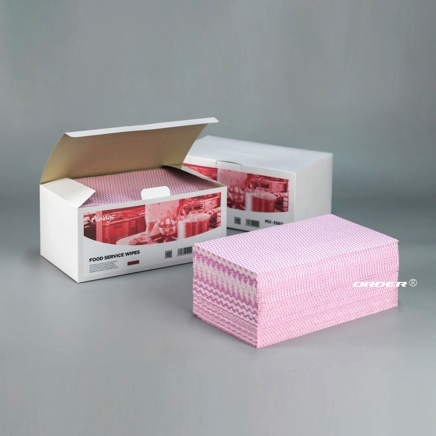 代加工網孔印花餐廳餐飲廚房吸水餐具廚具家務不織布抹布