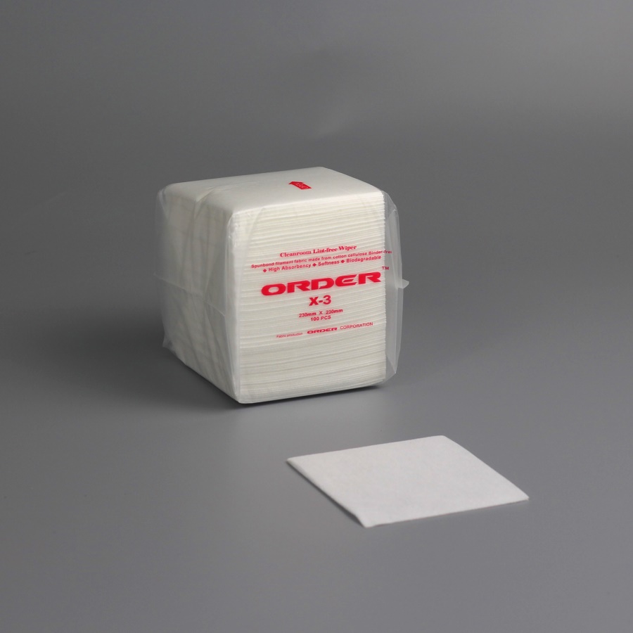 ORDER X-3潔淨室電子精密設備無塵不織布擦拭巾清潔紙