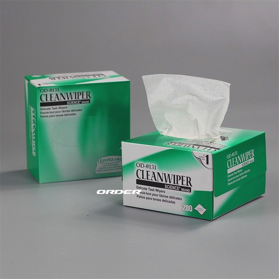 34155盒裝抽取式精密低塵擦拭紙巾