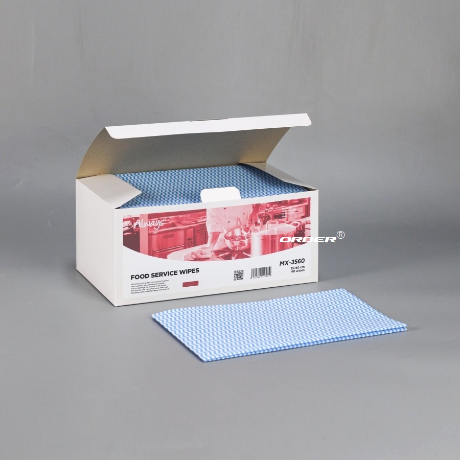 西式速食店咖啡廳西餐廳折疊式抗菌不織布抹布