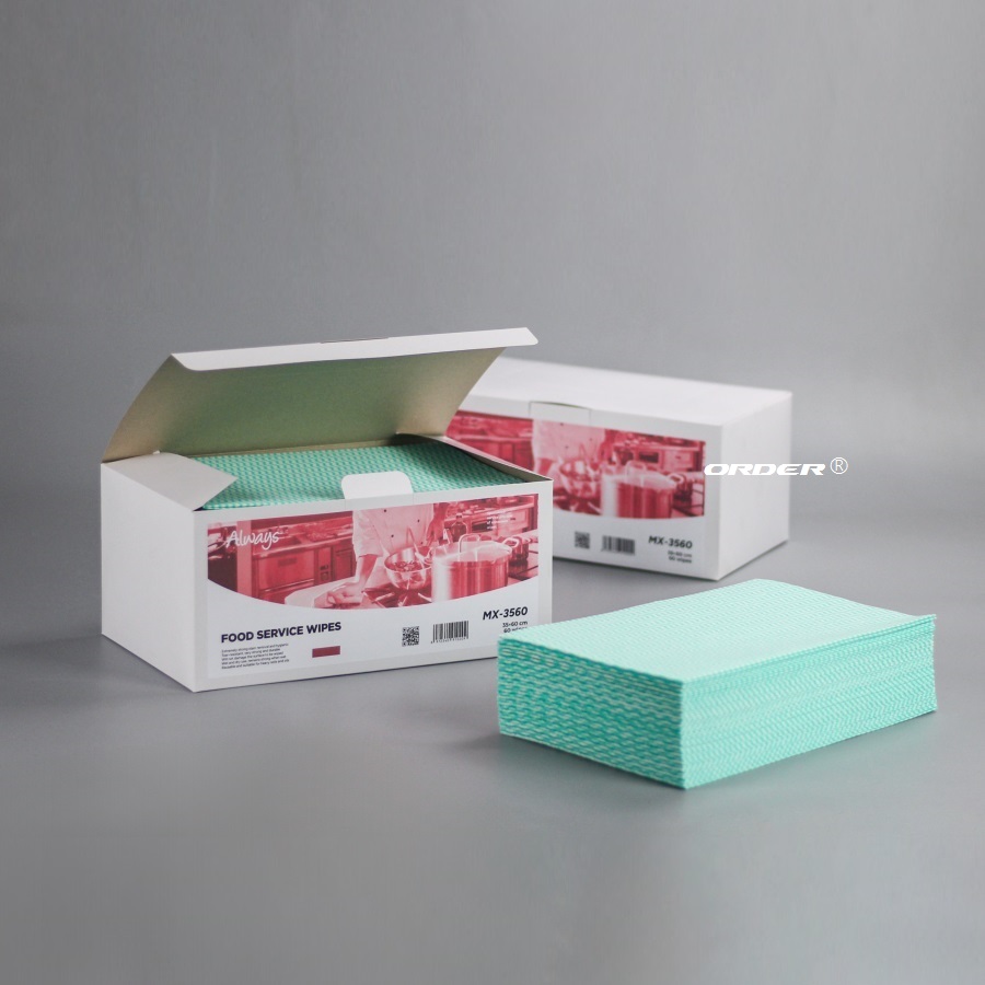 代加工日式餐厅厨房餐具厨具折疊式不織布抹布清洁布