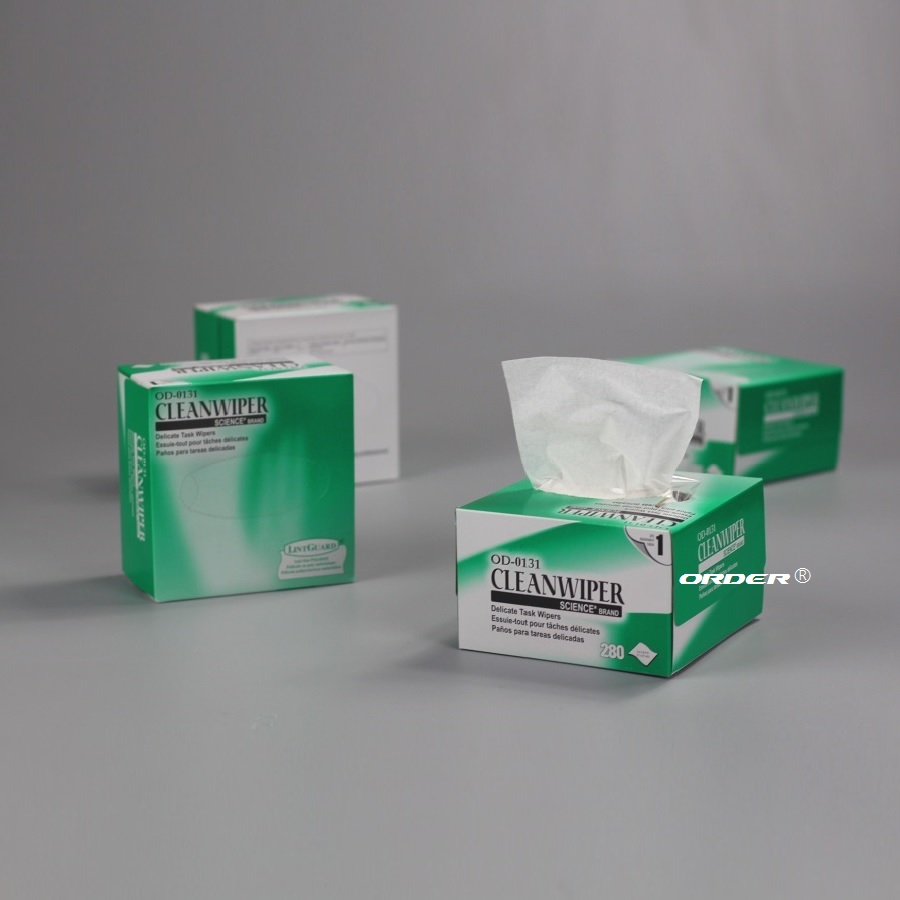 CLEAN WIPER 抽取式擦拭巾低塵光纖光學精密儀器工業擦拭紙280張