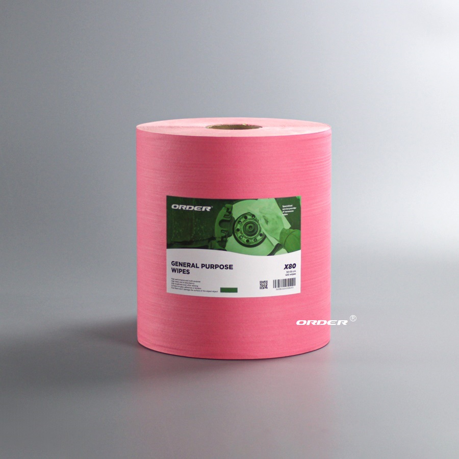 KIM-X80R 大卷式高吸油吸水多用途不織布強韌擦拭布