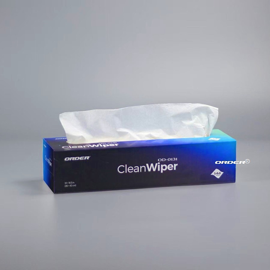 專業盒裝2層精密擦拭清潔巾，抽取式盒裝，36cm*42cm，每盒140張每箱15盒