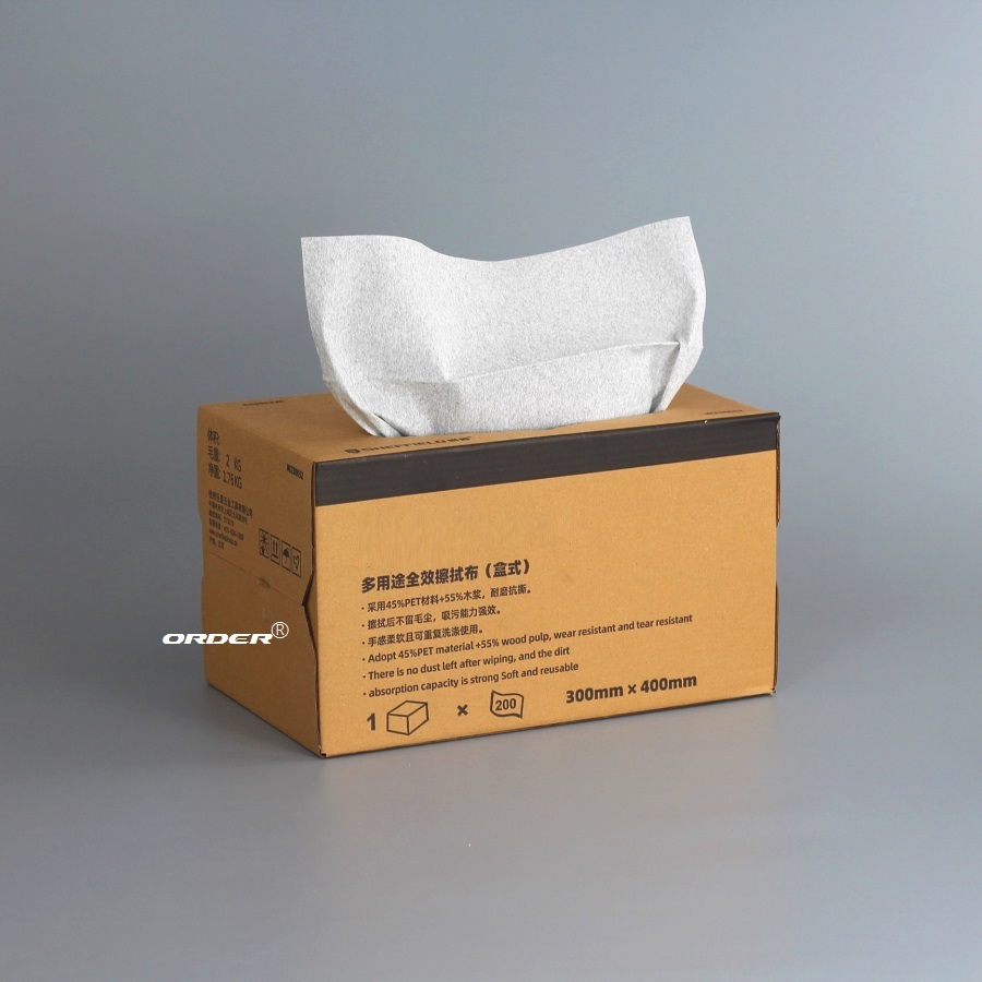 替代TORK灰色抽取式双抽盒装維修清潔擦拭巾抹布