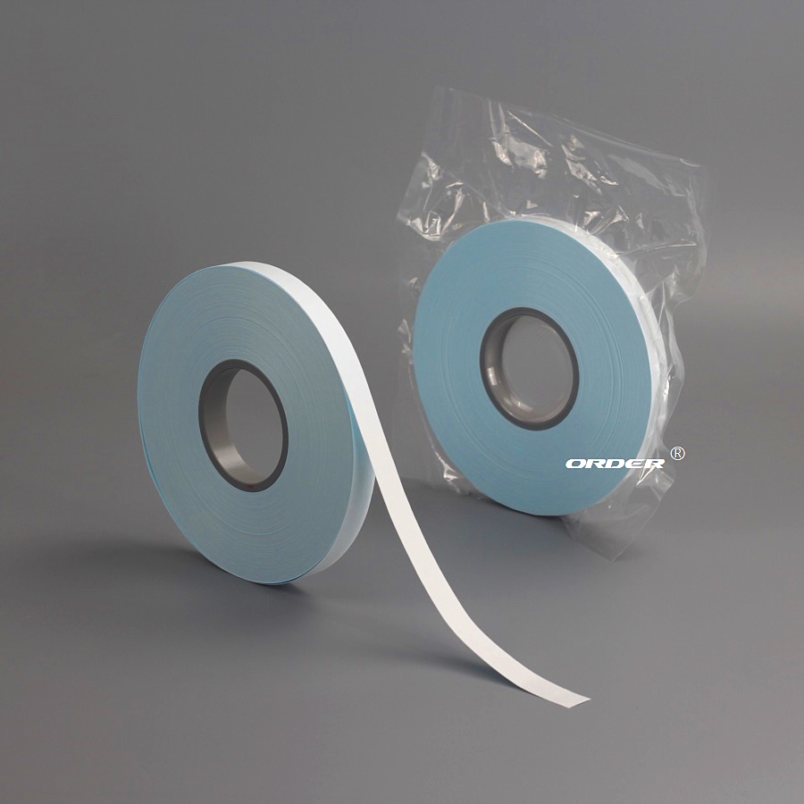 定製新能源鋰電池電極極耳端子不織布擦拭卷軸布覆膜PE膜雙層